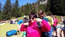 Lac d'Annecy : premier vol en parapente à 80 ans pour Yolande