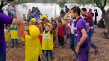 - İdlib'te savaş çocuklarının buruk eğlencesi- Savaşın gölgesinde çocuk olmak- İdlibli çocuklar...