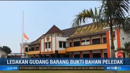 Kawasan Gudang Amunisi Mako Brimob Srondol Disterilkan