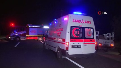 Traktör ile pikap kafa kafaya çarpıştı: 3 yaralı