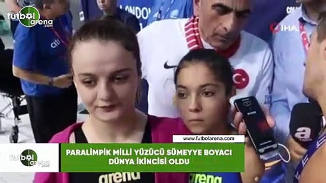 Paralimpik Milli Yüzücü Sümeyye Boyacı, dünya ikinici oldu