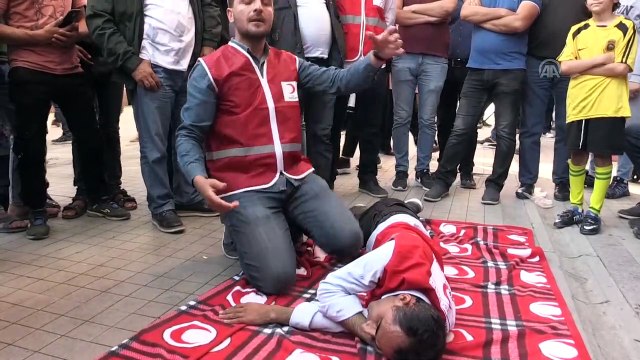 Türk Kızılay gönüllülerinden vatandaşlara eğitim - AĞRI