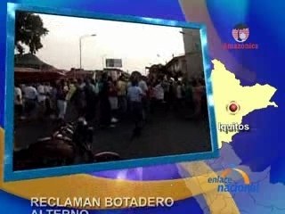 RECLAMAN BOTADERO ALTERNO - IQUITOS