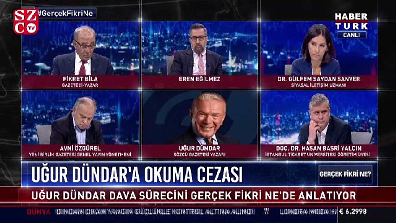 Uğur Dündar'dan okuma cezasına canlı yayında tepki!