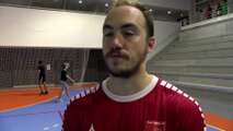 George-Scott Parent après la défaite de Martigues Handball contre Bagnols