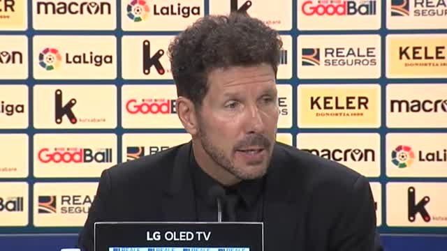Simeone: Necesitamos crecer, sabemos lo que tenemos y lo que somos y hacia donde hay que ir