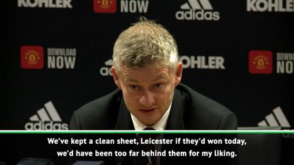 United back on track after win over Leicester - Solskjaer