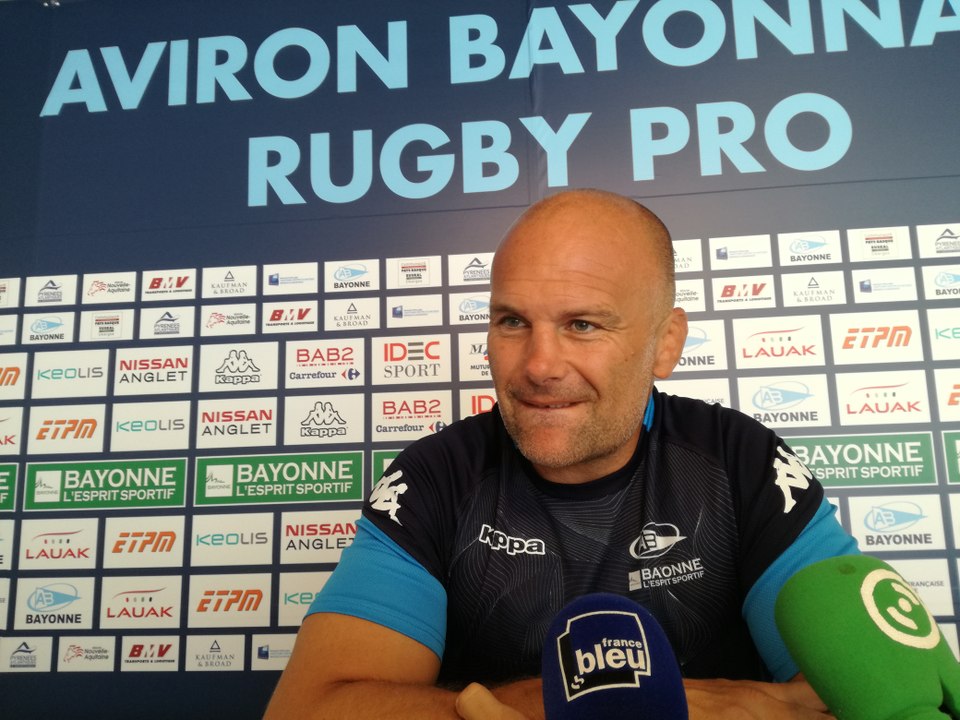 Yannick Bru statisfait du début de saison de l'Aviron Bayonnais