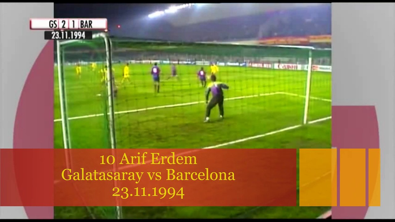 Top 10 Goals From Galatasaray in Champions League