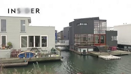 The Netherlands is building houses that float on water