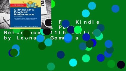 Any Format For Kindle  Clinician s Pocket Reference, 11th Edition by Leonard Gomella