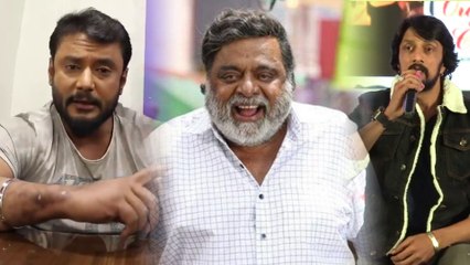 ದರ್ಶನ್ ಸುದೀಪ್ ಅವರ ಸ್ಟಾರ್ ವಾರ್ ನಿಲ್ಲಿಸೋಕೆ ಅಂಬಿ ಇರಬೇಕಿತ್ತು  | FILMIBEAT KANNADA