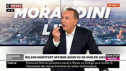 Nelson Monfort raconte dans "Morandini Live" le jour où il a vu un OVNI dans le ciel des Alpes - VIDEO