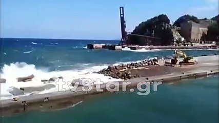 Νέες ζημιές στο Λιμάνι Μαντουδίου