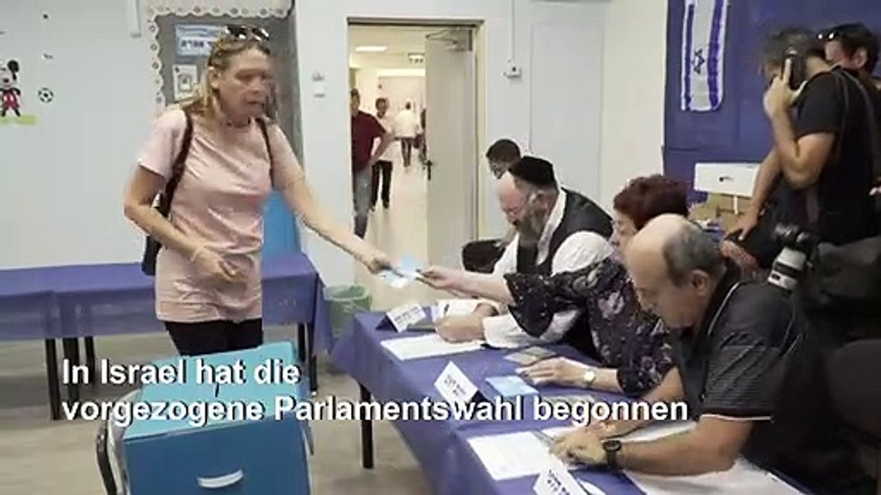 Vorgezogene Parlamentswahl in Israel