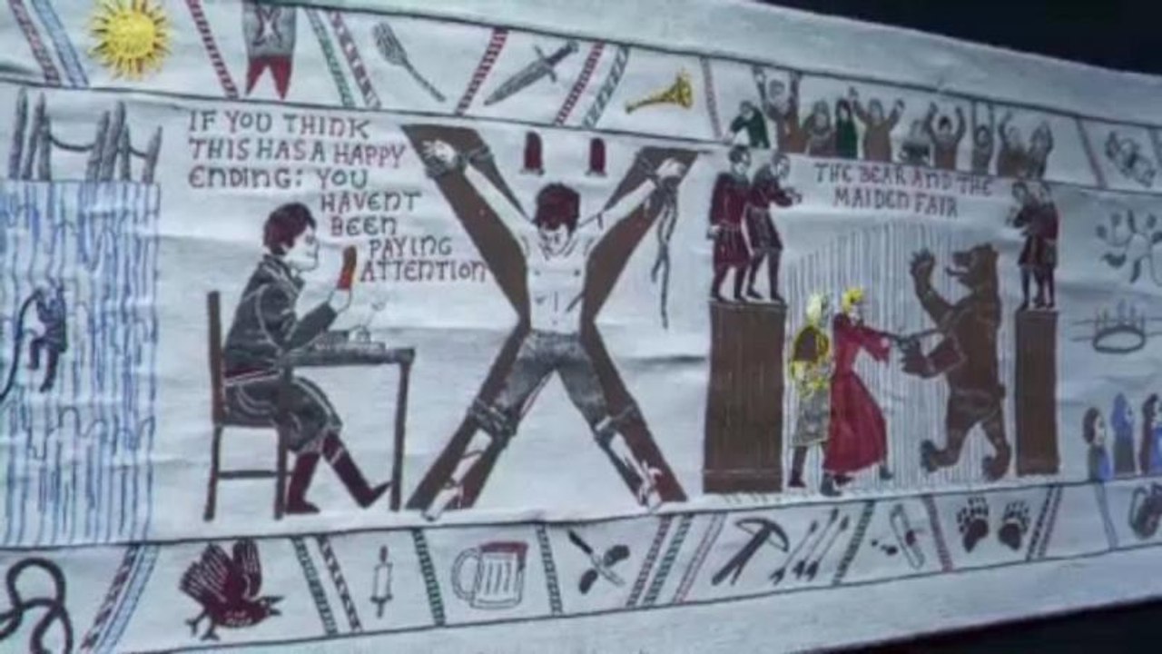 'Game of Thrones' als 90 Meter Wandteppich