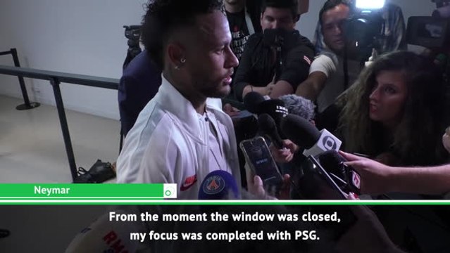 Neymar insists his focus is 100 per cent on PSG