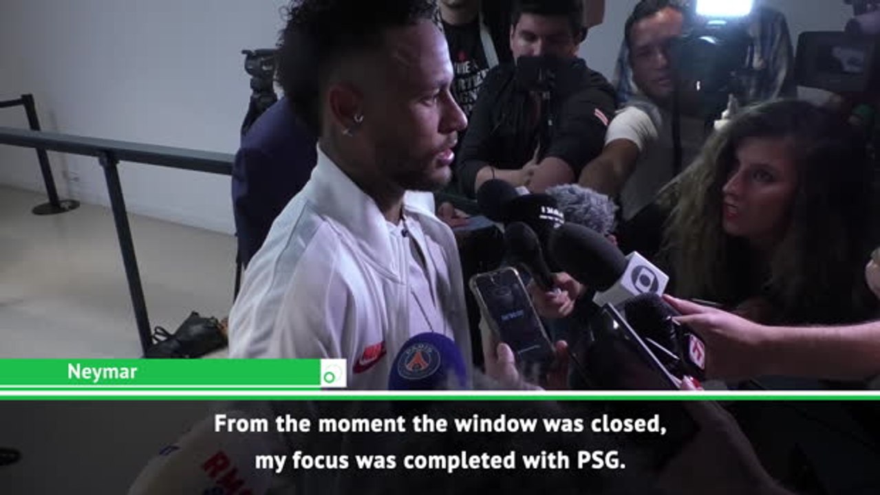 Neymar insists his focus is 100 per cent on PSG