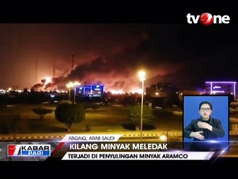 Diserang Pakai Drone, Kilang Minyak Terbesar Dunia Meledak