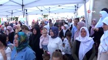 Bursa'da ilki düzenlenen çiçek festivali yoğun ilgi gördü