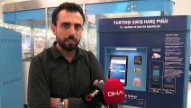İstanbul Havalimanı'nda harç pulu otomat uygulaması - İSTANBUL