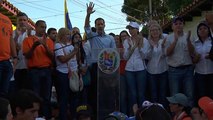 Guaidò di nuovo in piazza nega legami coi narcos