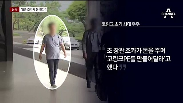 [단독]“조국 5촌 조카, 코링크 차명 설립”…검찰 진술 확보