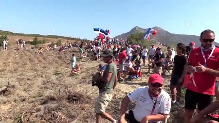 Yeşil ve mavinin iç içe geçtiği etaplarda ralli heyecanı