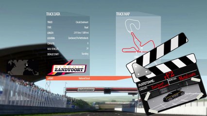 Tour de piste à Zandvoort en Metalmoro sur rFactor 2