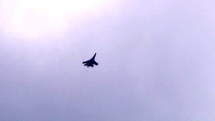 Rus yapımı Su-35 savaş uçağı İstanbul semalarında