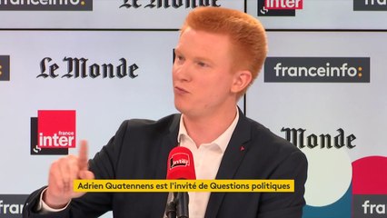 Adrien Quatennens : "Jean-Luc Mélenchon était en colère, oui, ça s'est vu. Une fois qu'on a dit ça, est-ce qu'on peut interroger le deux poids, deux mesures ?"