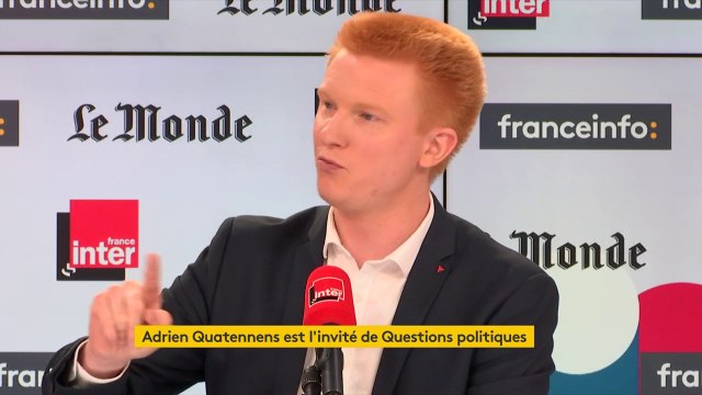 Adrien Quatennens : Jean-Luc Mélenchon était en colère, oui, ça s'est vu. Une fois qu'on a dit ça, est-ce qu'on peut interroger le deux poids, deux mesures ?