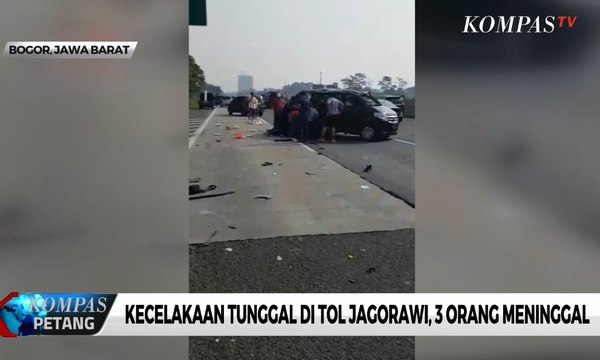 Detik-detik Kecelakaan Maut Tewaskan 3 Orang di Tol Jagorawi