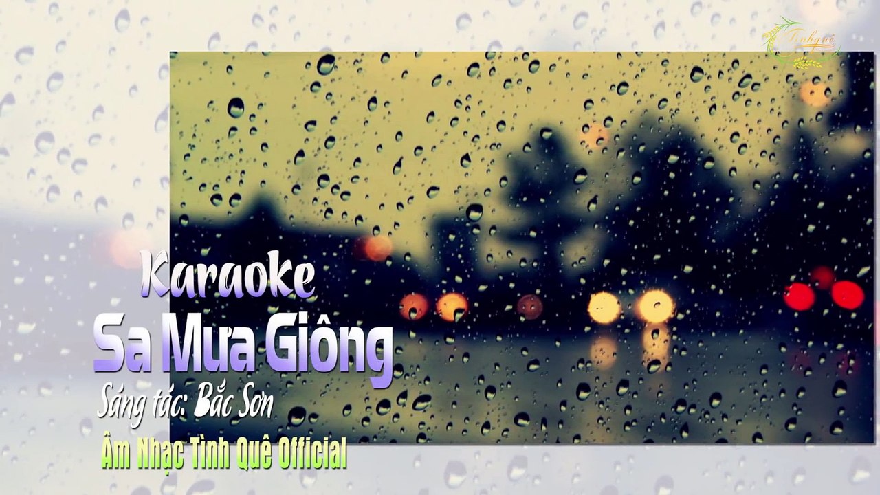 SA MƯA GIÔNG KARAOKE TONE NAM - BEAT CHUẨN - KARAOKE SA MƯA GIÔNG TONE NAM - NHACTRUTINHKARAOKE