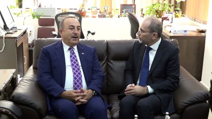 Bakan Çavuşoğlu, Ürdünlü mevkidaşı Safadi ile bir araya geldi - CİDDE