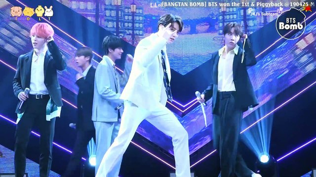 [Vietsub][BANGTAN BOMB] BTS won the 1st & Piggyback @190425 M COUNTDOWN