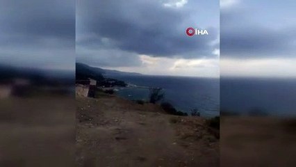 Sinop'ta çıkan hortum korkuttu