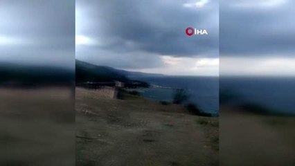 Sinop'ta çıkan hortum korkuttu