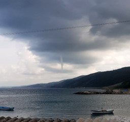 Sinop'ta çıkan hortum korkuttu