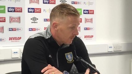 Garry Monk has hailed the effort of his strikers in their 2-0 win over Huddersfield Town