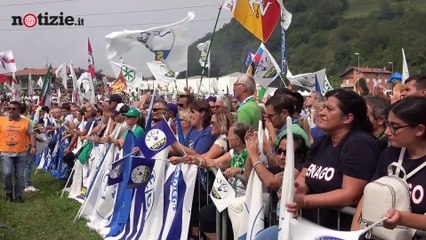 Salvini a Pontida cita Berlinguer, poi presenta Greta: la bambina restituita alla famiglia | Notizie.it