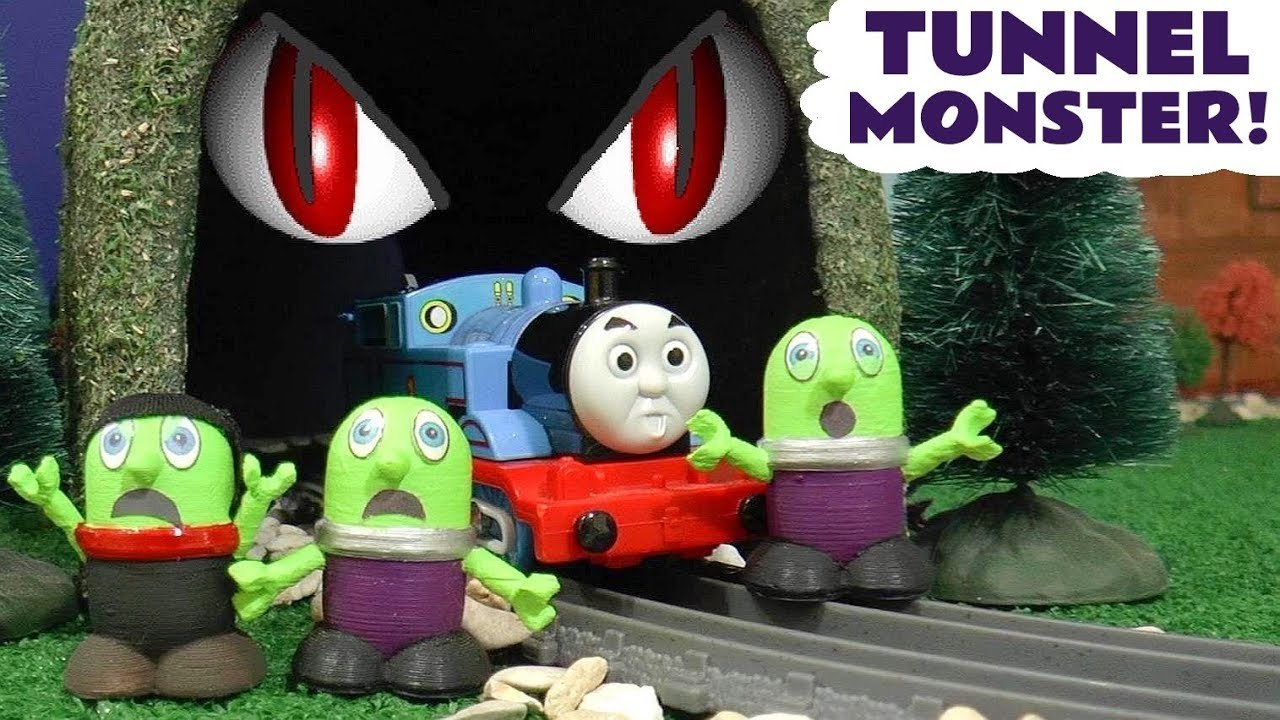 Tunnel Monster with Thomas and Friends and the Funny Funlings with Dinosaurs for Kids in this Family Friendly Toy Story Full Episode English