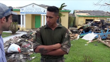 "Dorian, c'est bien pire qu'Irma" : aux Bahamas, l'aide des militaires français