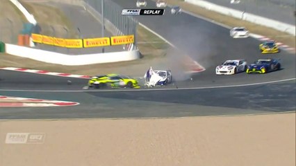 GT4 France 2019 Race 2  Magny-Cours Huge Crash