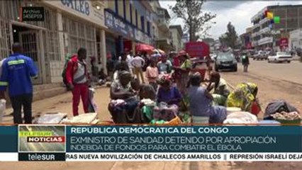 Exministro de sanidad del Congo es detenido por malversación de fondos
