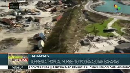 Tormenta tropical "Humberto" podría azotar a Bahamas