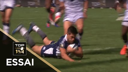 TOP 14 - Essai Valentin SAURS (SUA) - Agen - Montpellier - J4 - Saison 2019/2020