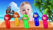 Learn colors with Colorful Sofia Bottles Finger Family Song Collection