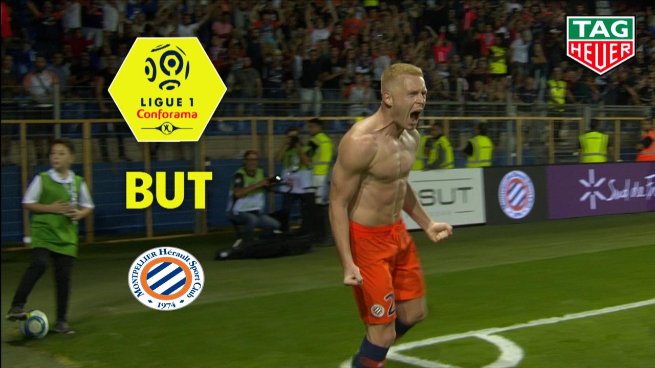 But Florent MOLLET (56ème) / Montpellier Hérault SC - OGC Nice - (2-1) - (MHSC-OGCN) / 2019-20