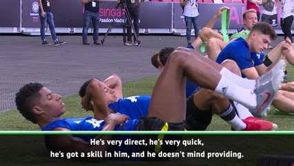 Rashford's best position is centre forward - Heskey